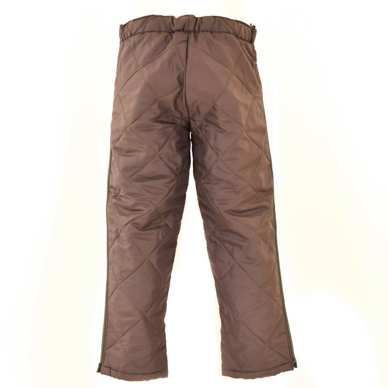 Pantalones genuinos del ejército austriacos revestimientos más cálidos oliva pantalones térmicos verdes leggings
