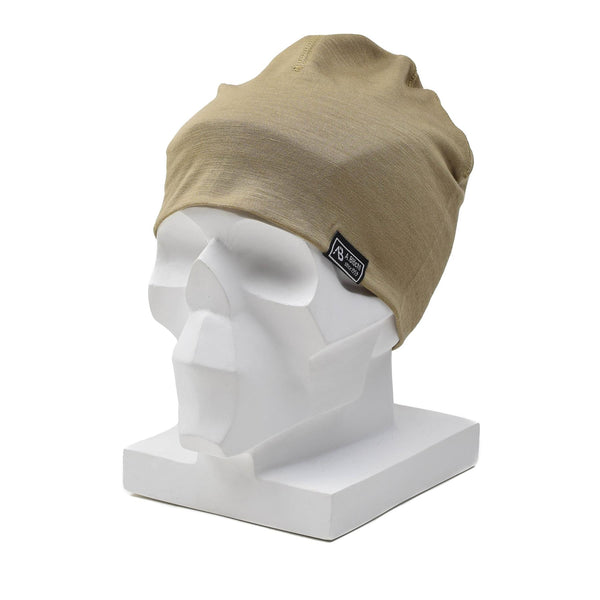 A.Blochl Merino Beanie Sports Sports Outdoor Headwear Breathable Watch Cap Coyote