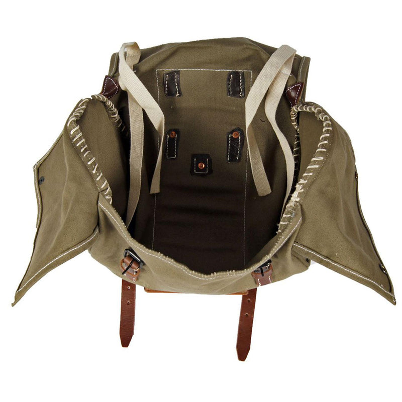 Original del ejército suizo Mil-tec bicipack poliéster viajar al aire libre oliva