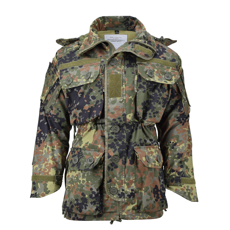 Tacgear Brand Military Style Commando Smock Jacket Full-Zip Ripstop Flecktran