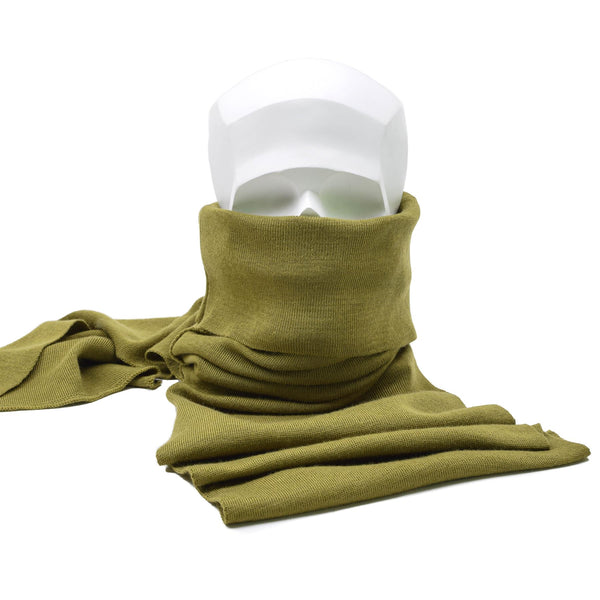 Genuine Holand Dutch Army Buffki Militar Surplus Tube Tube Merino Wool Algodón Nuevo