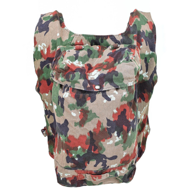 Combate del ejército suizo genuino Taz 83 Vest de camuflaje mochila Día Suiza Militaria