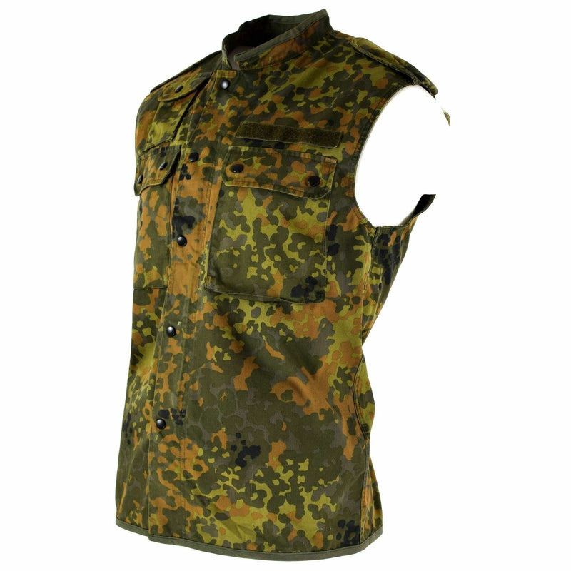 Chaleco del ejército alemán original creció a Flecktarn Camo Combate táctico BW Ejército