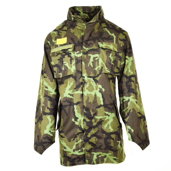 Combate militar del ejército checo original CZ 95 CAMO CAMPO DE CAMPO PARKA NUEVO
