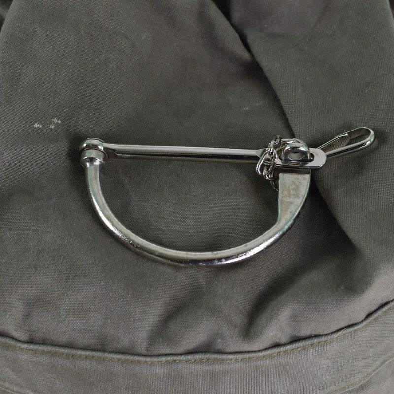 Genuino bolso de lona del ejército alemán del ejército w correas de hombro