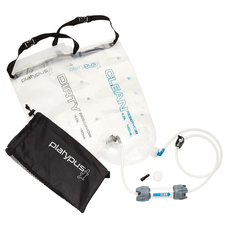 PLATYPUS GravityWorks 4L Sistema de filtración de agua mochilero de fibra hueca