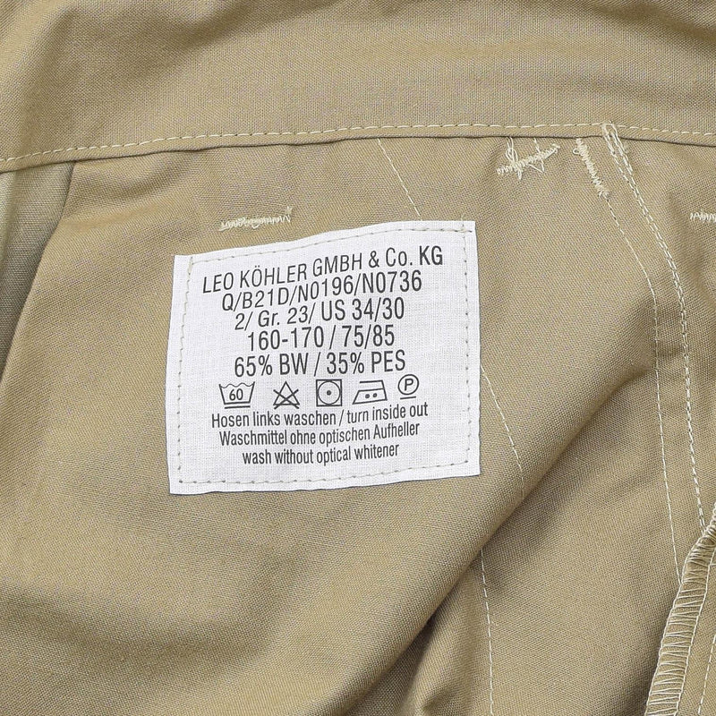 Leo Kohler Comando Pantalones de campo tácticos Tropentarn Camufas Fuerzas especiales Pantalones