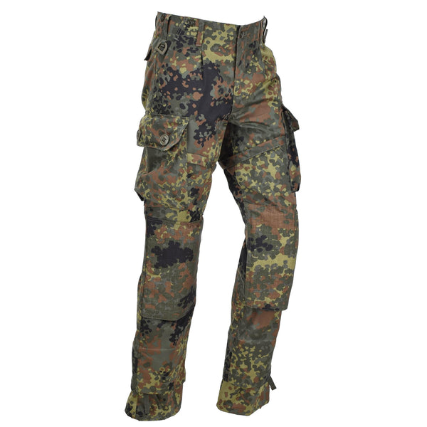 Pantalones de combate resistentes de Leo Kohler ACU pantalones de carga tácticos reforzados Flecktarn
