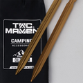 TAC MAVEN Clavos de tierra Juego de clavijas de lona para tienda de campaña de aluminio 4 accesorios para acampar