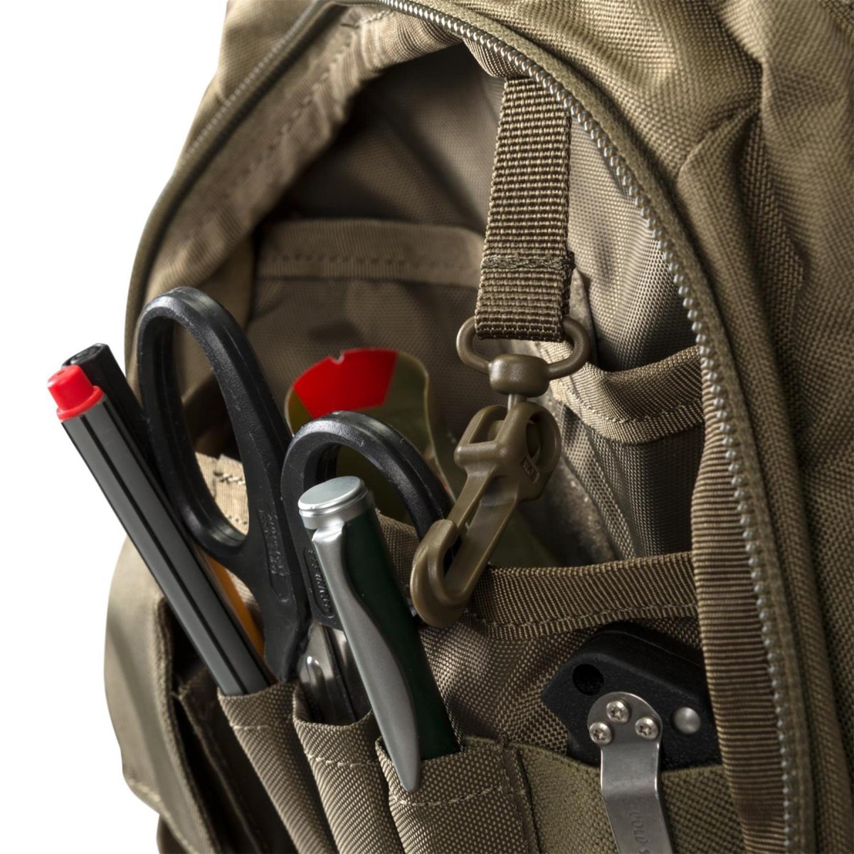 Verde adaptable durable del corte del laser de la mochila táctica del polvo 20L de la acción directa MOLLE