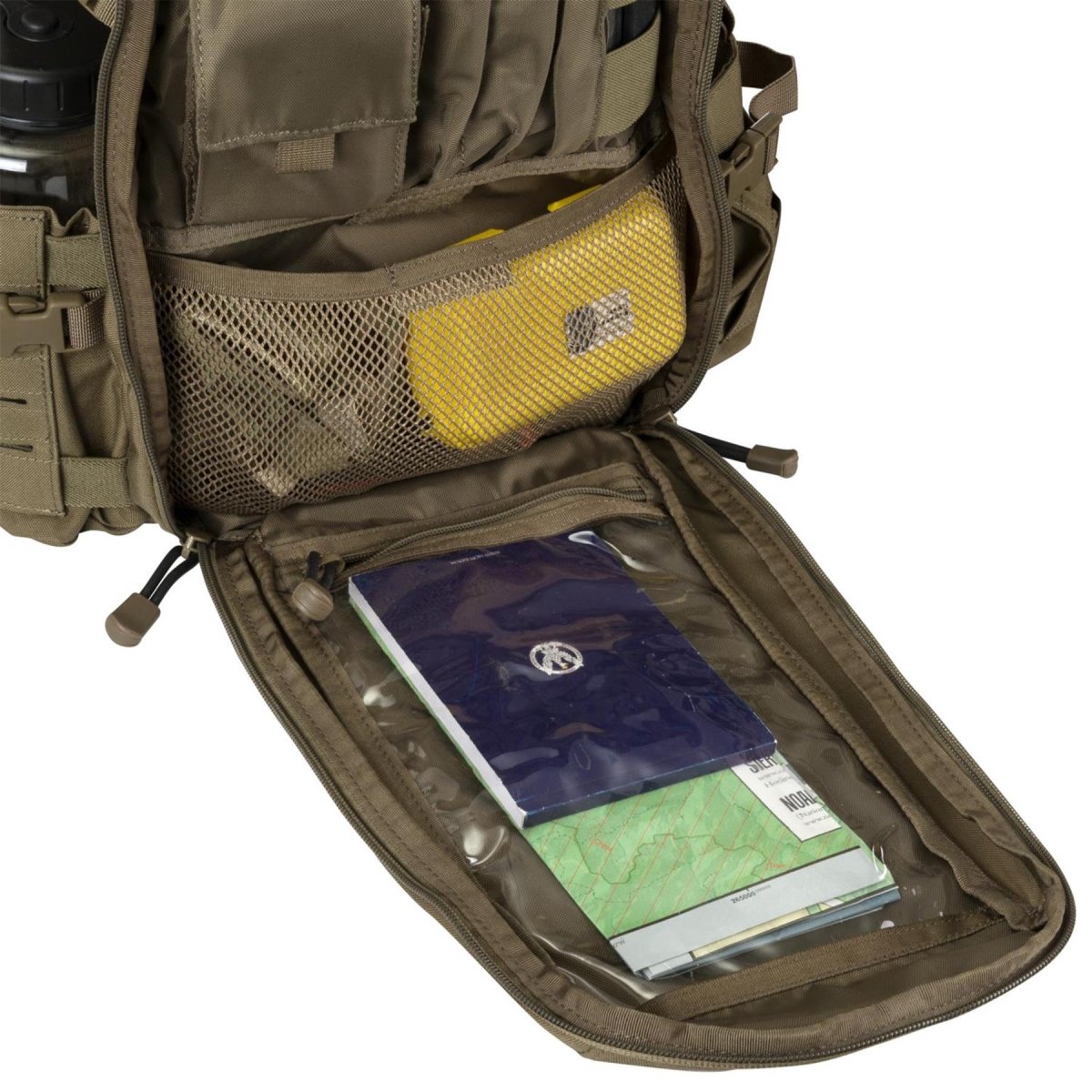 Verde adaptable durable del corte del laser de la mochila táctica del polvo 20L de la acción directa MOLLE