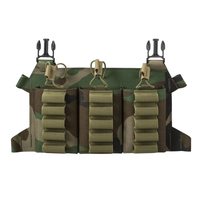 Bolsa de revista esqueletizada de acción directa Solapa de concha de munición Woodland Camo - GoMilitar