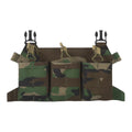 Estuche para cargador con solapa triple 308 esqueletizado de acción directa Woodland Camo