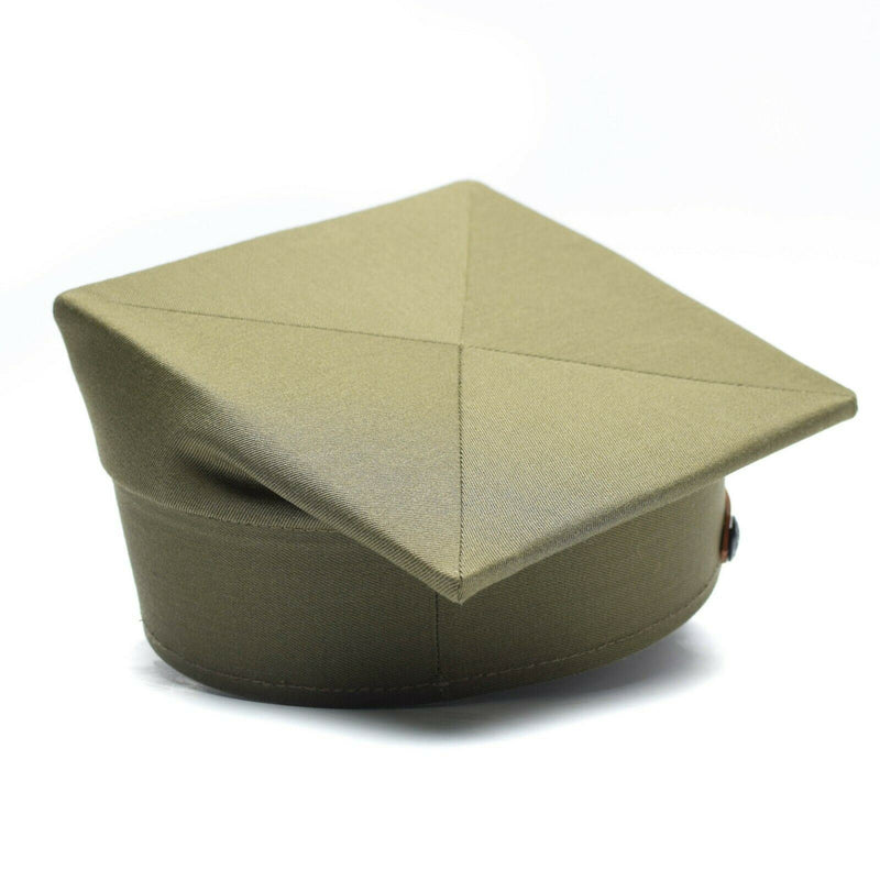 Genuino oficial de visor militar polaco Oficial del ejército de Polonia pico Cap Olive nuevo