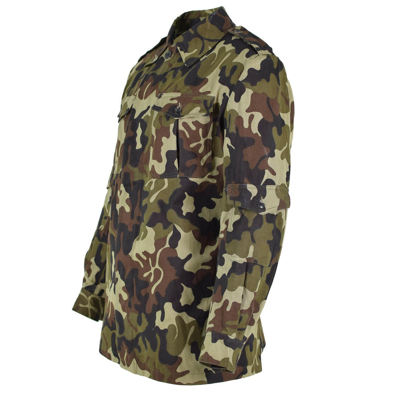 Tropas rumanas originales chaqueta de campo M93 CAMO Leaf Bdu Parka Problema militar