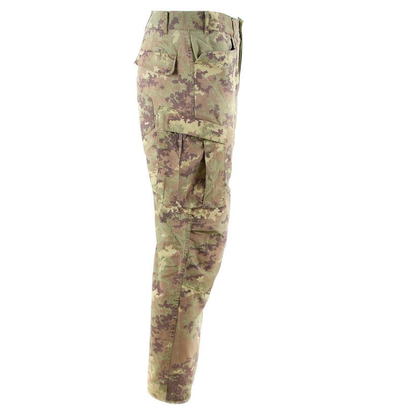 Genuino ejército italiano Rip Detenga Desert Vegetato Pantalones de camuflaje Combate Campo de campo