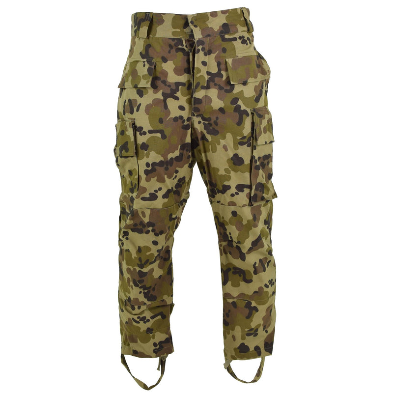 Tropas de campo rumanas originales Pantalones Patrones Patrón Camuflage Bdu pantalones Nuevos