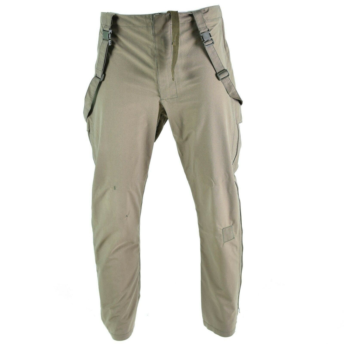 Cubrepantalones con pechera impermeable Gore-Tex del ejército austríaco original Surplus Olive OD