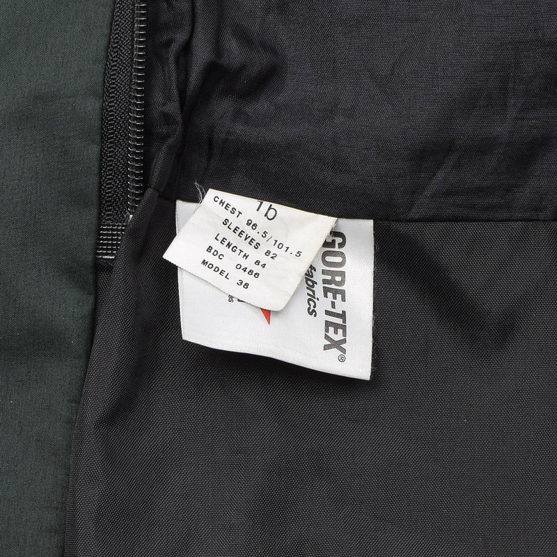 Tropas de la policía británica originales Jacket de lluvia Goretex Parka Apriete impermeable Verde