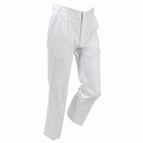 Pantalón de vestir original alemán militar azul marino uniforme de servicio formal blanco