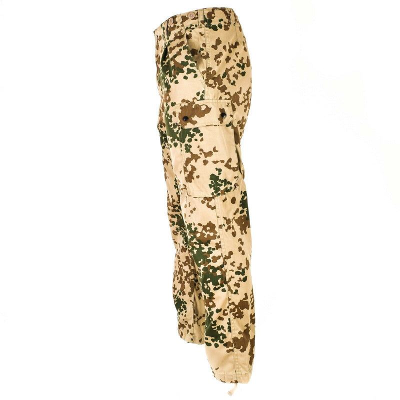 Genuino ejército alemán Desierto de camuflaje tropical Pantalones Militarios de problemas militares