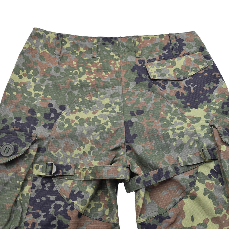 Tacgear Brand Alemán Estilo del ejército Alemania Combate Combate Pants Flecktran CAMO RIPSTOP
