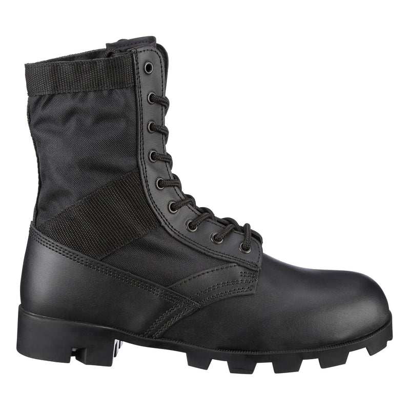 Botas de cuero negras de la jungla de EE. UU.