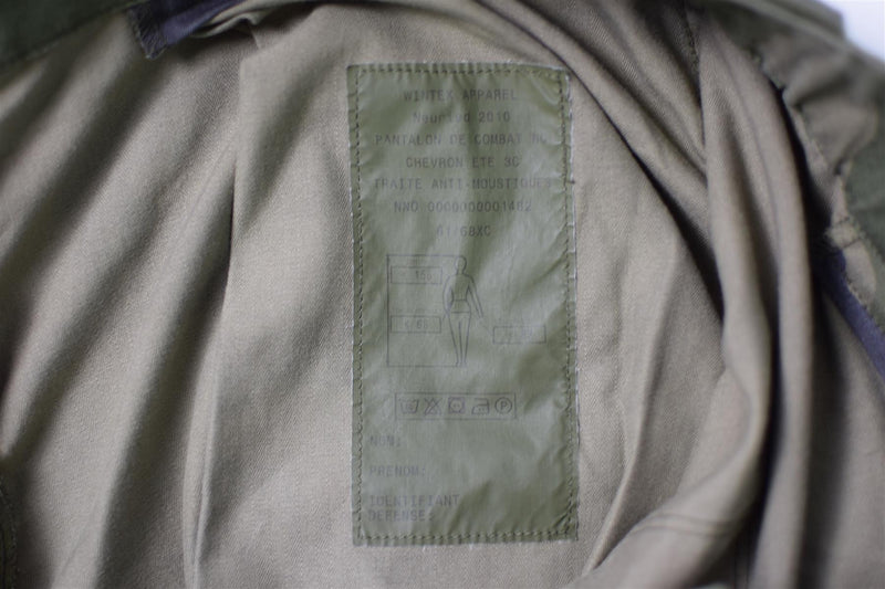 Pantalones de combate genuinos del ejército francés CCE Pantalones de camuflaje
