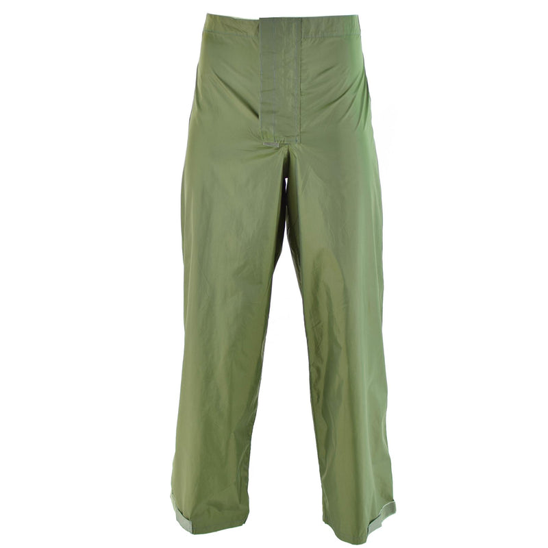 El verdadero ejército danés de los pantalones de clima húmedo de los pantalones de lluvia impermeables Dinamarca