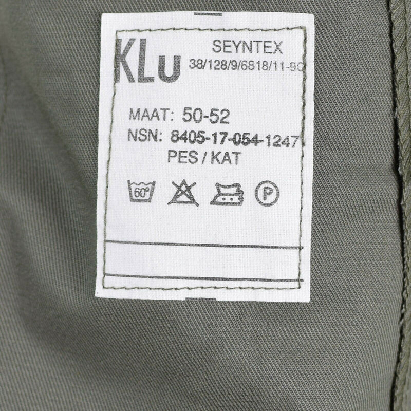 Camisa del ejército holandés original M65 Problema militar Camisetas de la Fuerza Aérea Holanda