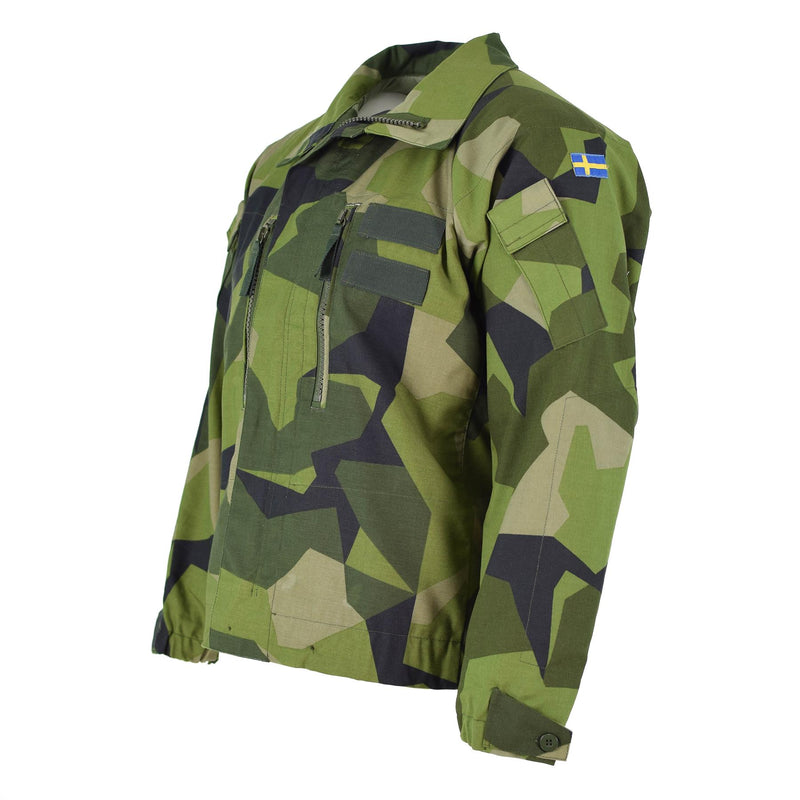 Camuflaje de camuflaje de camuflaje de chaqueta sueco del ejército sueco M90