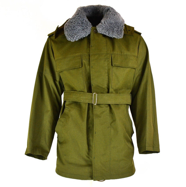 Original Check Army Field Parka M85 Ejército Problema de invierno encapuchado W Jacket W Lining Nuevo