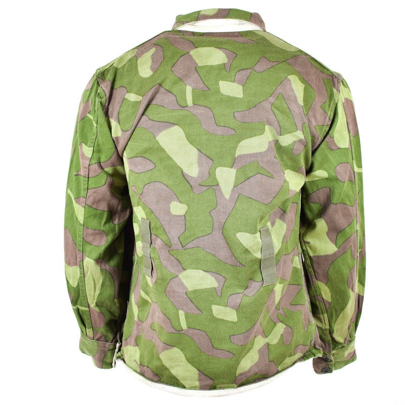 Uniforme de camuflaje del ejército finlandés original M-62 Chaqueta de traje reversible Tamaños grandes