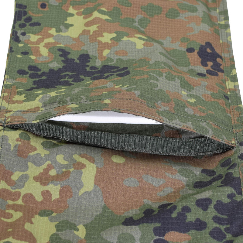 Tacgear Brand Alemán Estilo del ejército Alemania Combate Combate Pants Flecktran CAMO RIPSTOP