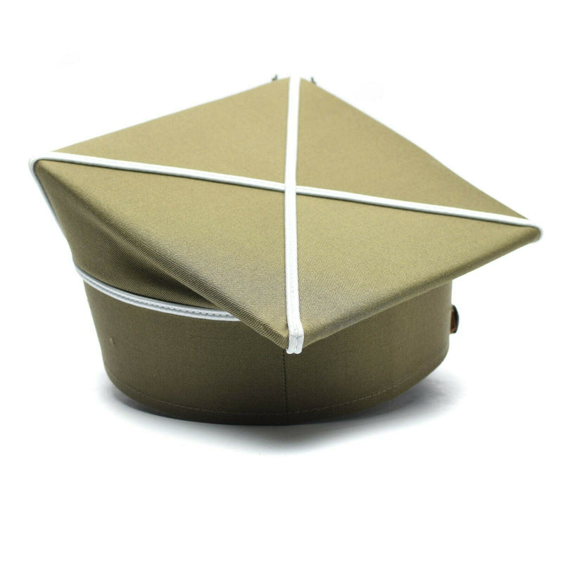 Hombo de visera militar polaco genuino Oficial del Ejército de Polonia Peaked Eagle Cockade NUEVO