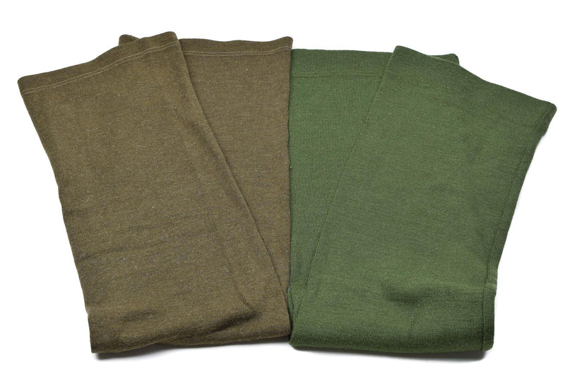 Bufanda original del ejército checo. Tubo de emisión del ejército bufanda marrón nuevo lote de 2pcs