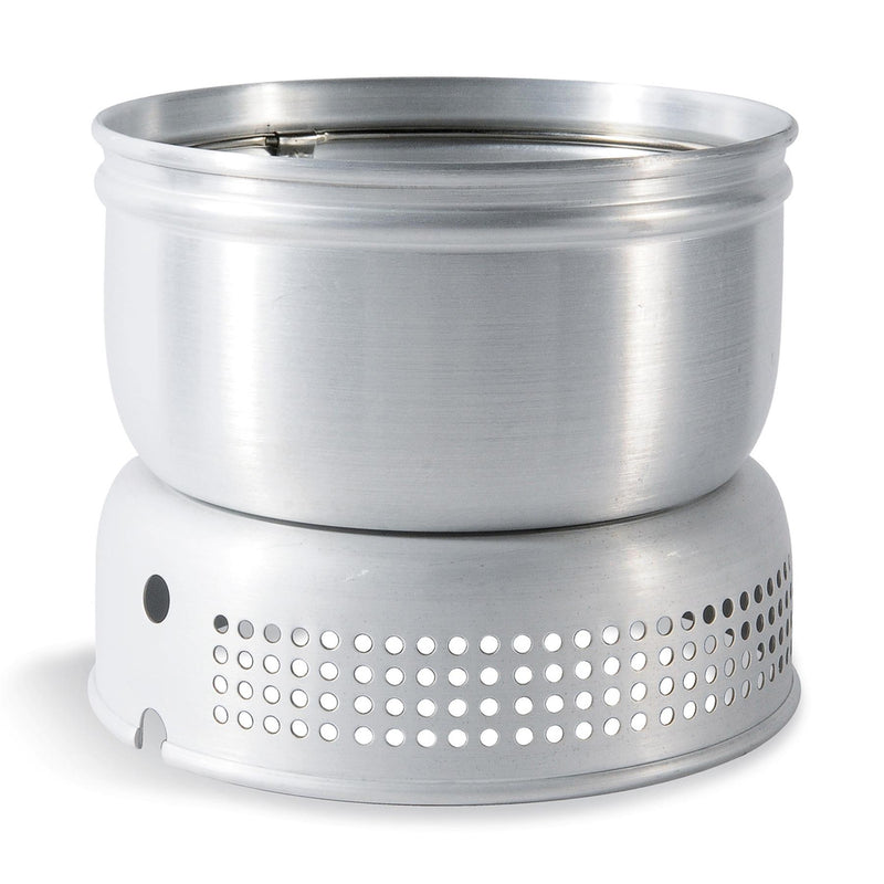 Tatonka Camping Cooking Stove Set Burner de acero inoxidable Pot compacta al aire libre
