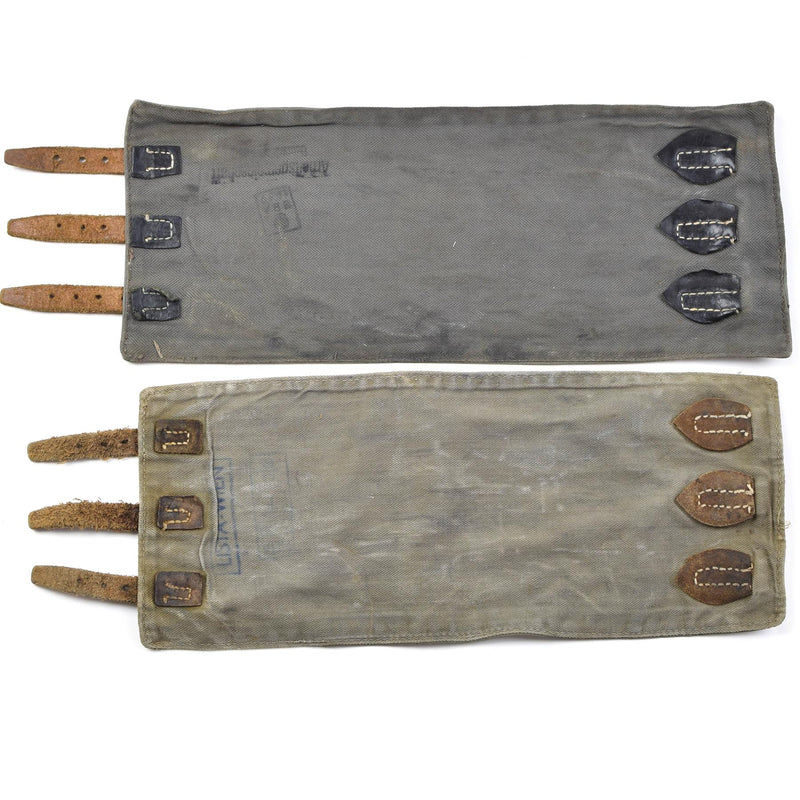 Peerers de piernas del ejército austriaco original M58. Gaiter de excedente militar vintage