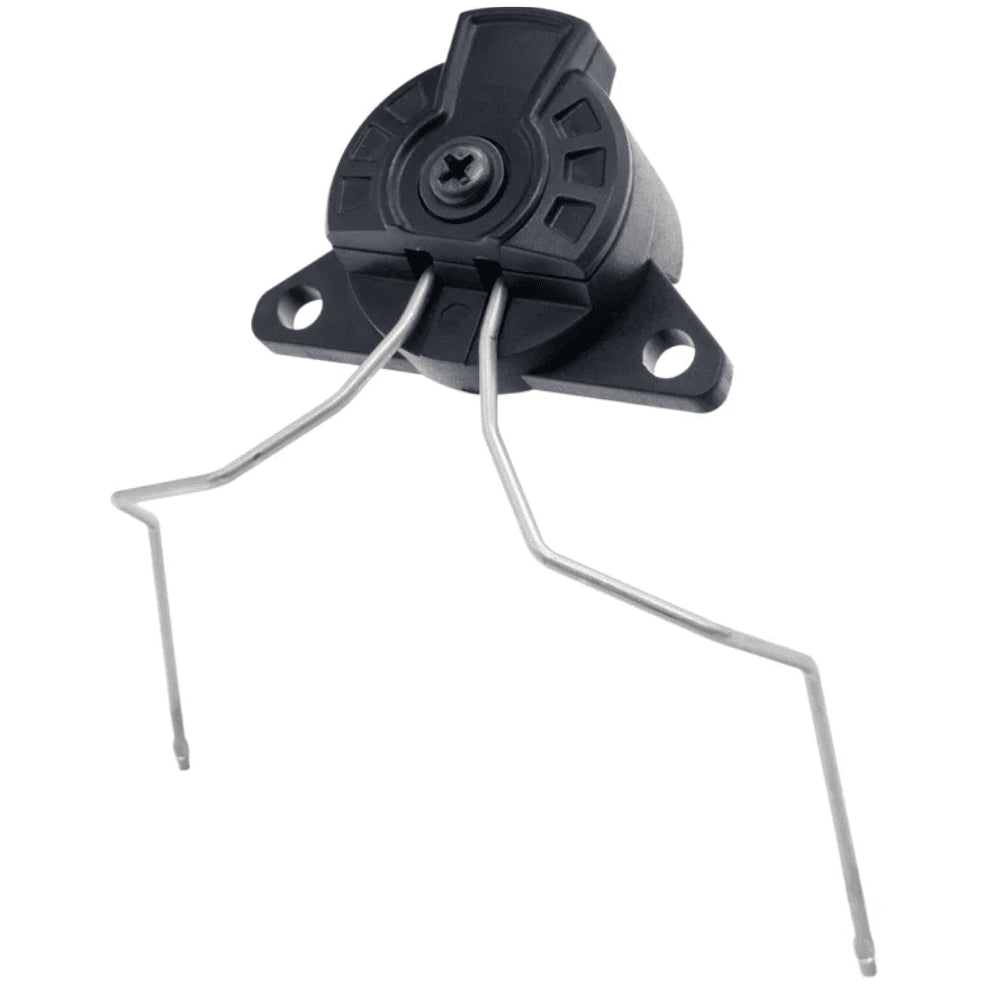 EARMOR M12 EXFIL Adaptador de riel para casco Soporte protector auditivo Negro
