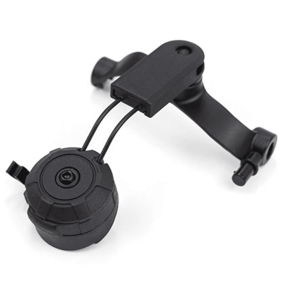 Earmor M19C ARC Rail Kit de adaptador de casco para auriculares M31 M32 PLUS, negro