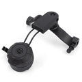 Earmor M19C ARC Rail Kit de adaptador de casco para auriculares M31 M32 PLUS, negro