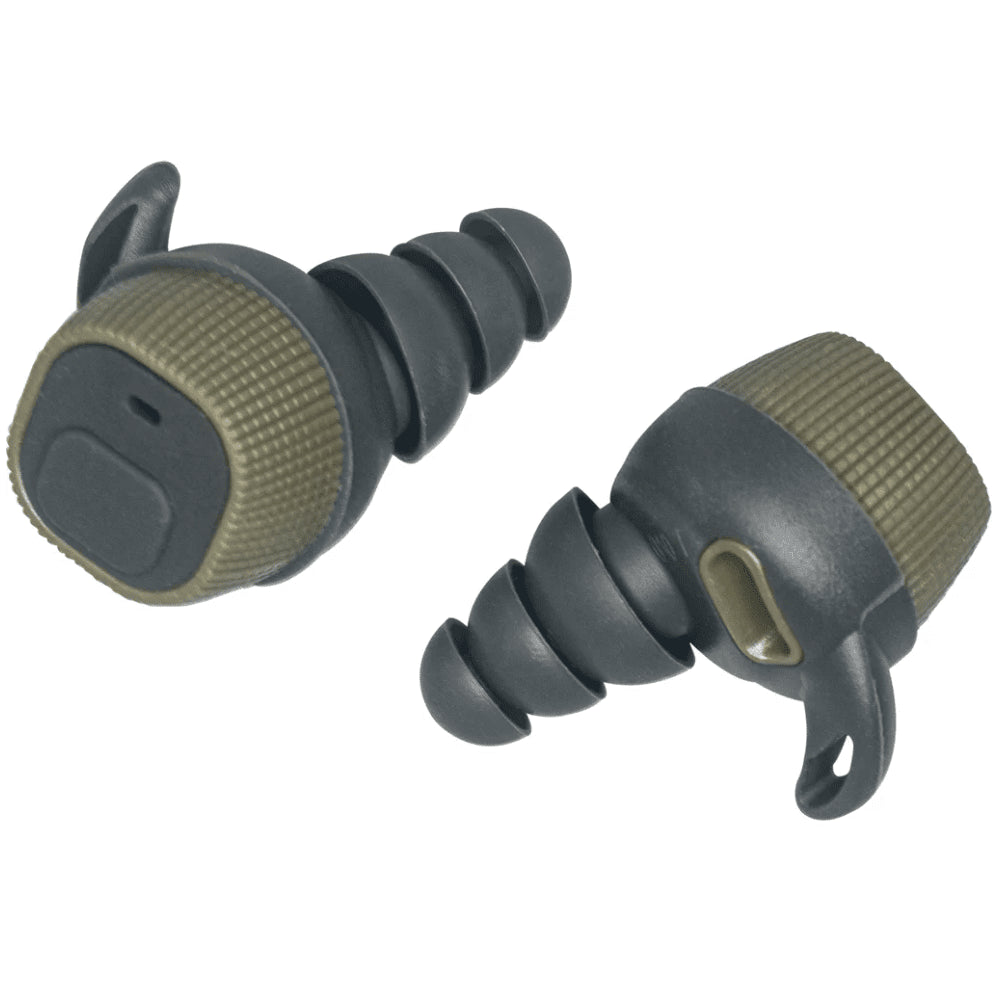 Earmor M20 Tapones para los oídos electrónicos Reducción activa del ruido Disparos Follaje Verde