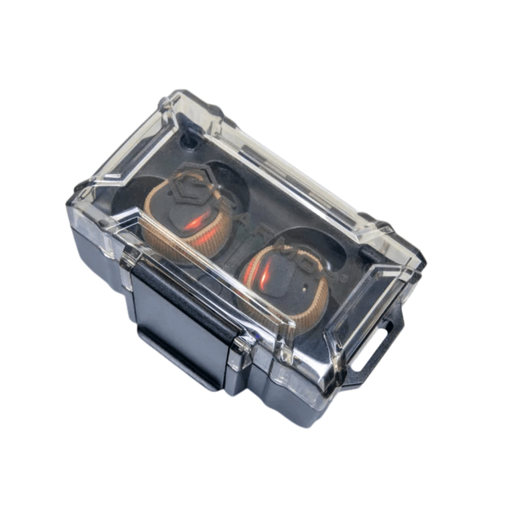 Earmor M20 Tapones para los oídos electrónicos Reducción activa del ruido Disparos Follaje Verde