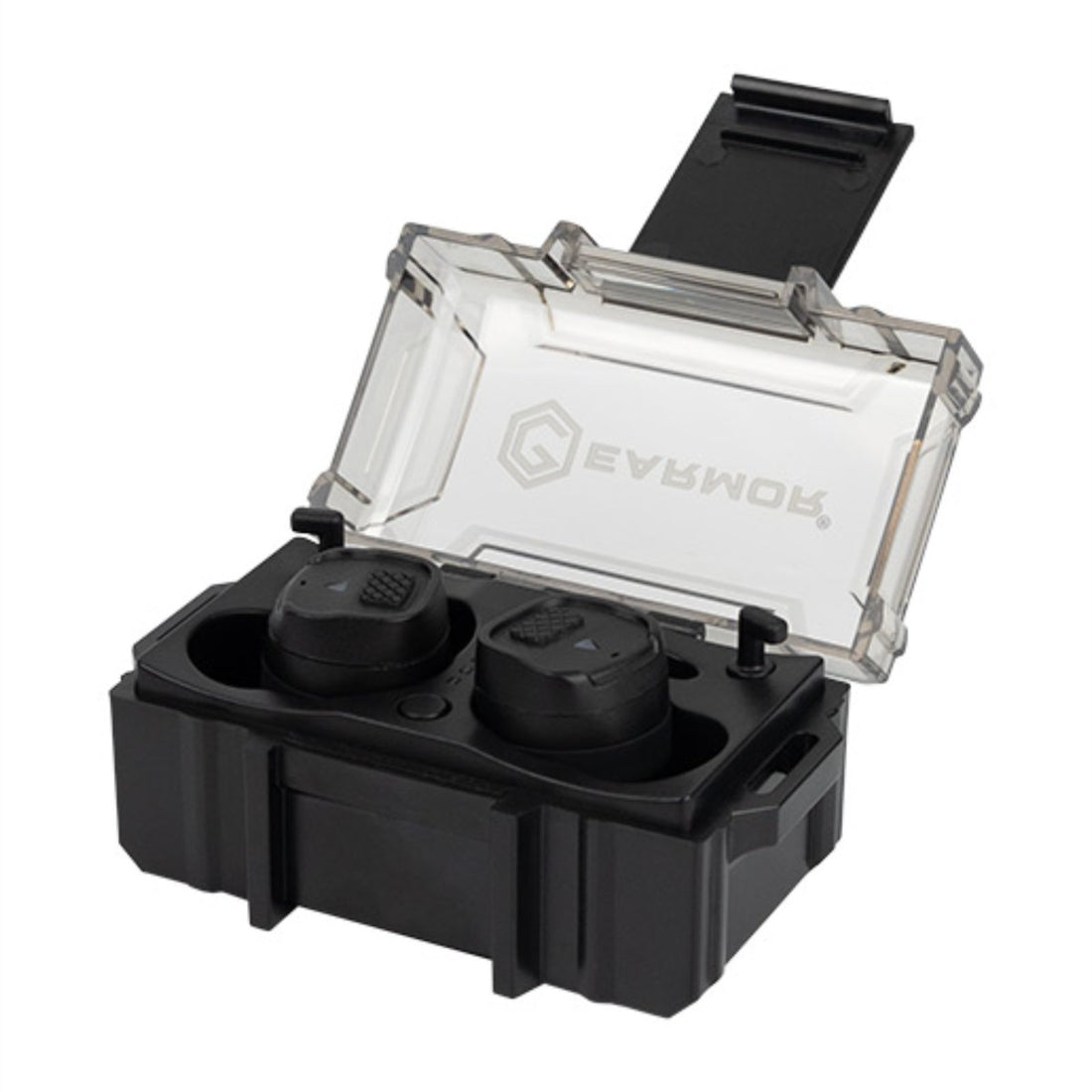 EARMOR M20T Pro Tapones para los oídos electrónicos Protección auditiva táctica 30dB Negro