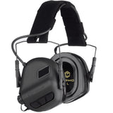 EARMOR M31 Plus Orejeras Electrónicas de Protección Auditiva Tácticas Al Aire Libre Negro