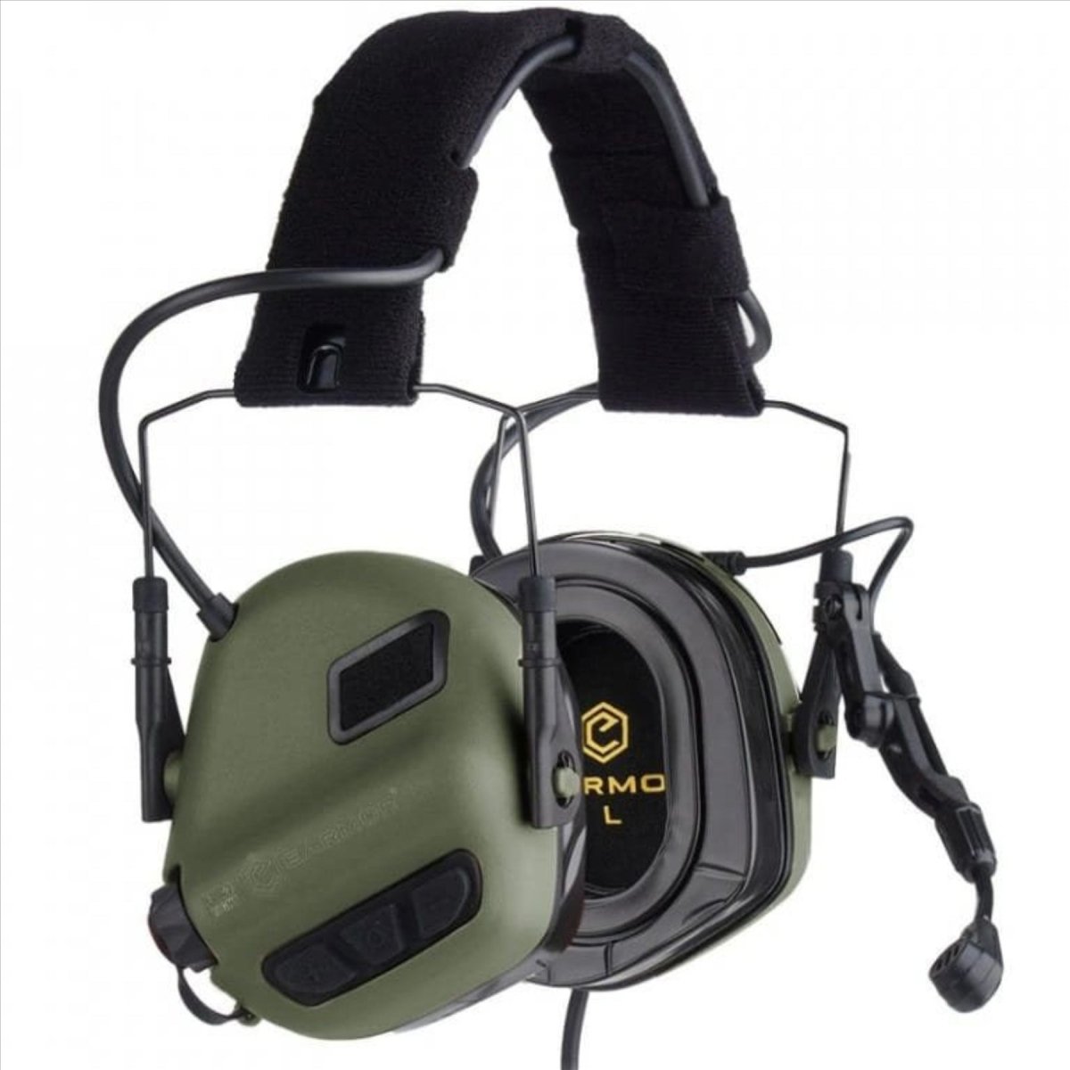 EARMOR M32 Plus Auriculares Electrónicos de Protección Auditiva Táctico Oliva
