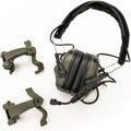EARMOR M32X Plus Protección Auditiva Electrónica ARC Rail Auriculares Oliva