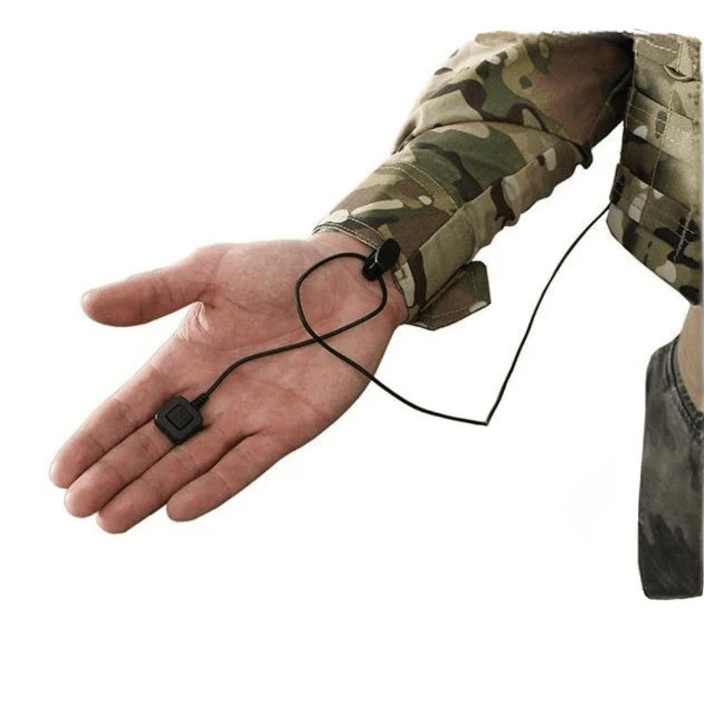 Earmor M50 Pulsador de Dedo M51 PTT Cable Mini Jack Táctico Negro