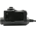 Earmor M52-KEN PTT Adaptador Kenwood Baofeng Radio Auriculares Tácticos Negro