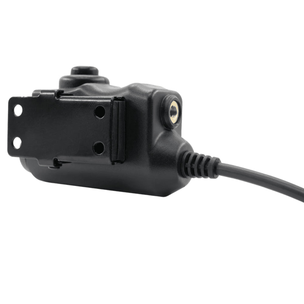 Earmor M52-KEN PTT Adaptador Kenwood Baofeng Radio Auriculares Tácticos Negro